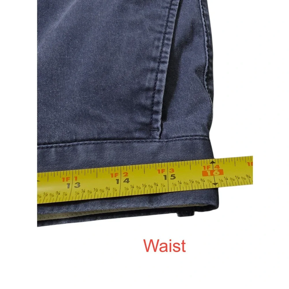 J. Crew Factory Flex Skinny Fit Washed Chino Pants In Navy Sz 32x30 - Picture 10 of 12